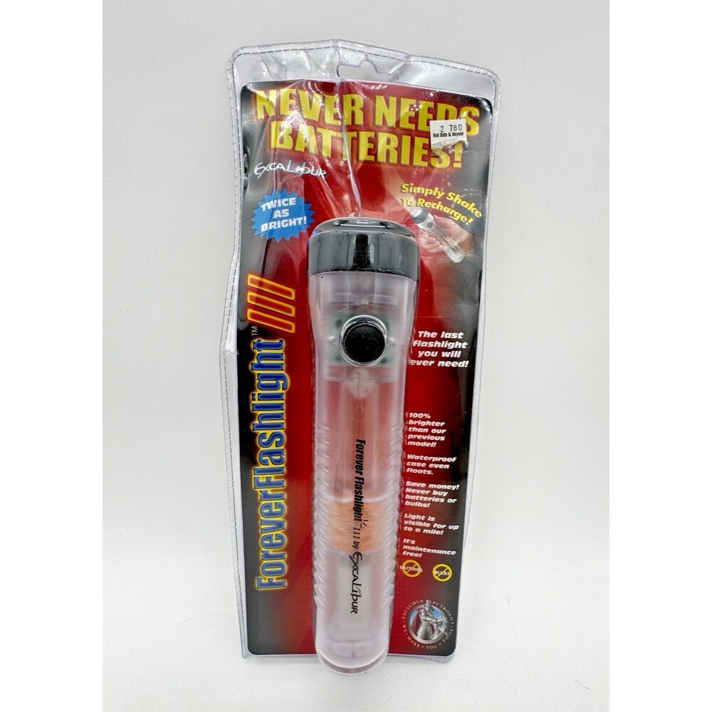 Excalibur III Electronics Working Forever FlashLight Model #H422-M-CS